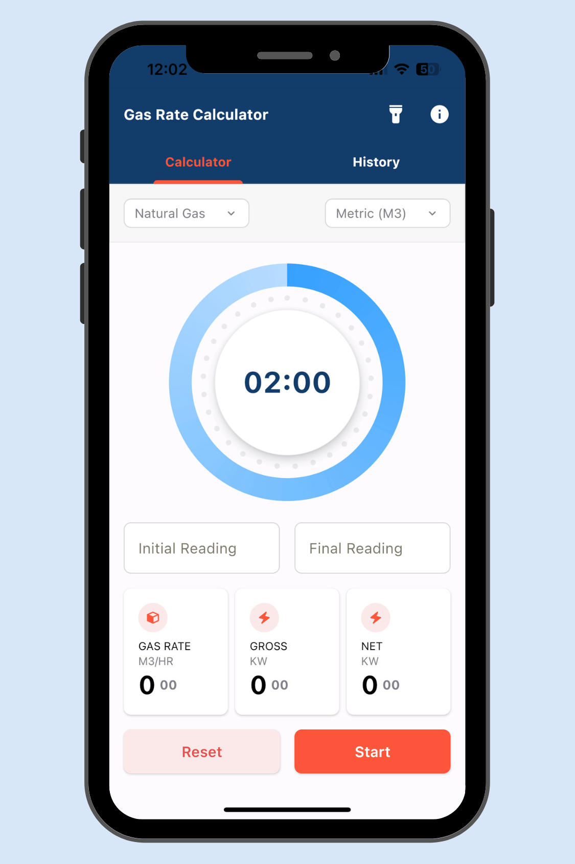 grc_app The same gas rate calculator, but on your phone