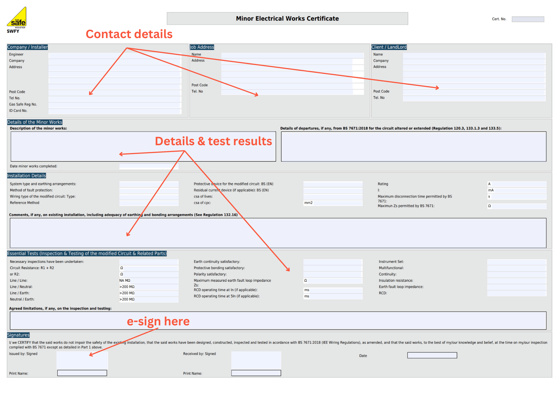 Instructions for using the MEIWC